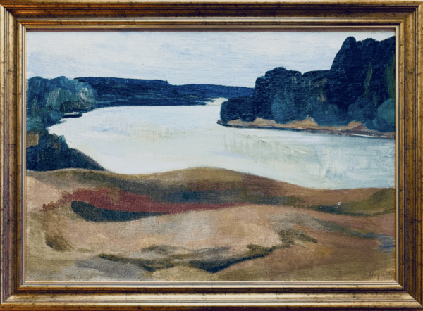 Sigrid Uiga “Maastik / Pühajärv” 1975a